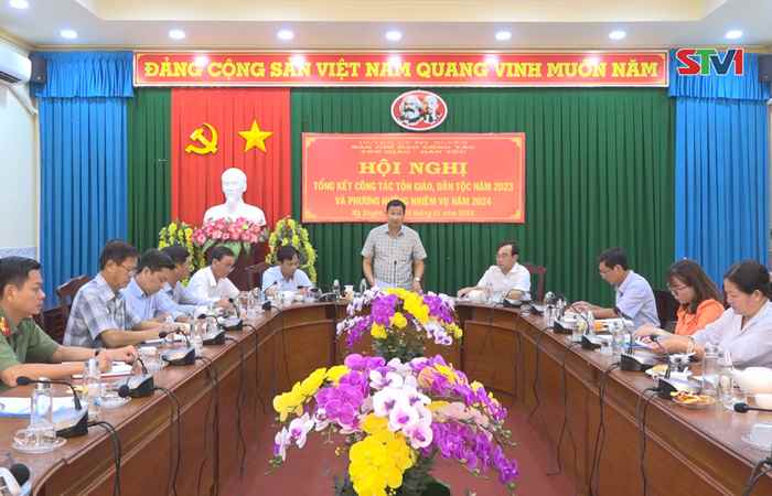 Huyện Mỹ Xuyên tổng kết công tác tôn giáo, dân tộc năm 2023