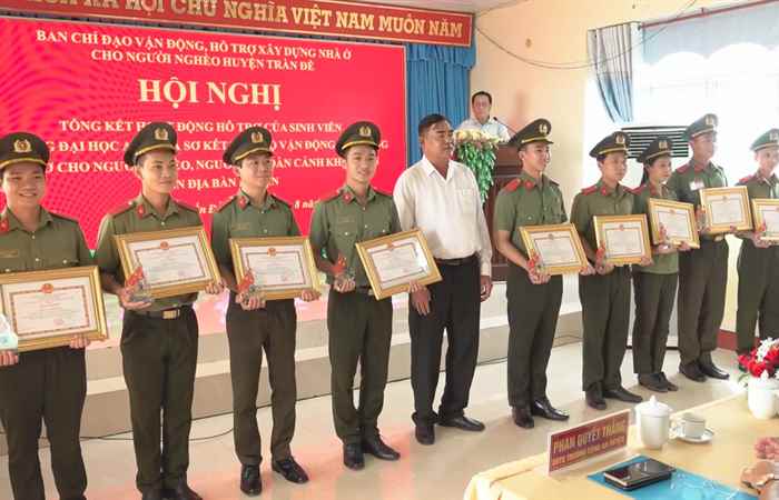 Trần Đề: Đáng giá tiến độ xây dựng nhà ở cho hộ nghèo theo Đề án Bộ Công an