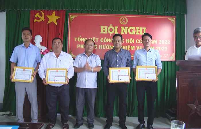 Hội Cựu chiến binh huyện Châu Thành tổng kết năm 2022