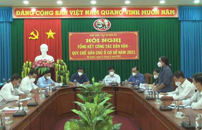 Mỹ Xuyên: Tổng kết phối hợp giữa Khối Dân vận - Khối Lực lượng Vũ trang giai đoạn 2016 - 2020  