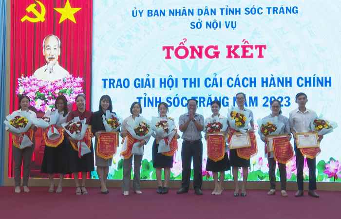  Tổng kết và trao giải Hội thi cải cách hành chính tỉnh Sóc Trăng năm 2023 (29-12-2023)