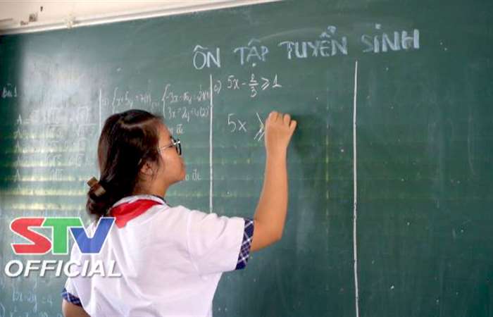 TP. Sóc Trăng: Các trường THCS tăng cường ôn tập cho học sinh khối 9 
