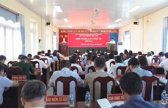 Ban Chấp hành Đảng bộ huyện Trần Đề triển khai nhiệm vụ thực hiện chỉ tiêu Nghị quyết năm 2024 