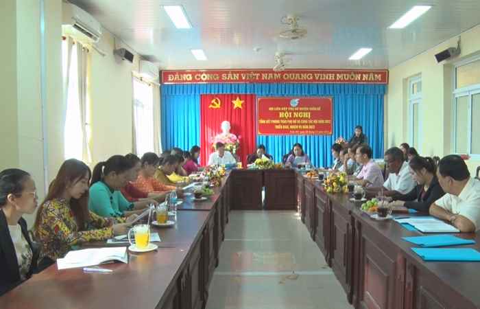 Hội LHPN huyện Trần Đề tổng kết năm 2022