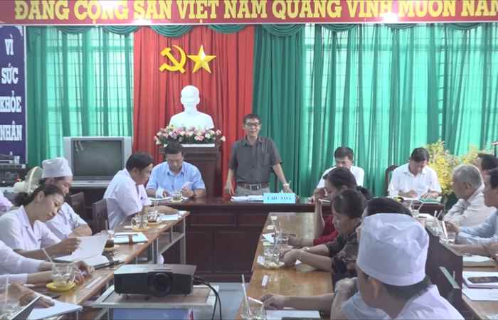 Trung tâm Y tế thị xã Ngã Năm sơ kết hoạt động quý I năm 2023