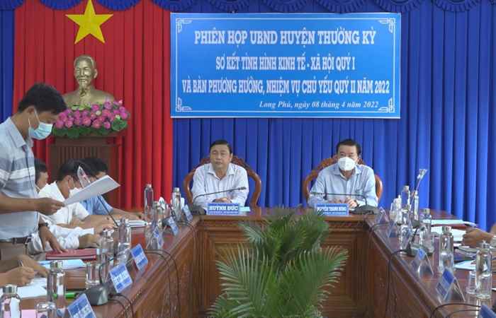 Huyện Long Phú đề ra nhiệm vụ quý II-2022