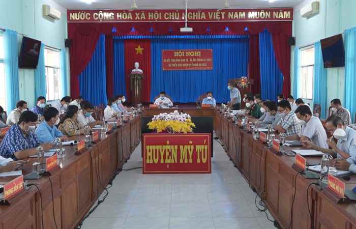 UBND huyện Mỹ Tú triển khai nhiệm vụ tháng 2-2022
