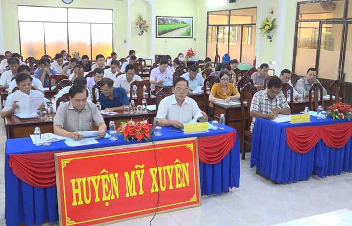 Mỹ Xuyên đánh giá tình hình kinh tế - xã hội 8 tháng của năm 2022