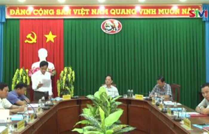 UBND huyện Mỹ Xuyên họp bàn về công tác tiêm vaccine phòng COVID-19 (mũi nhắc lại)