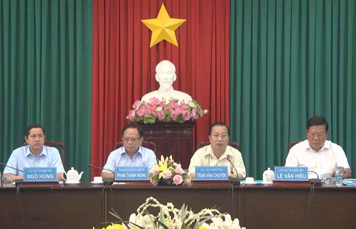 UBND tỉnh Sóc Trăng họp xem xét thông qua các tờ trình  tại kỳ họp HĐND lần thứ 14