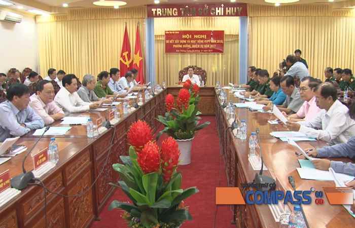 UBND tỉnh Sóc Trăng sơ kết xây dựng và đề ra phương hướng nhiệm vụ khu vực phòng thủ năm 2017
