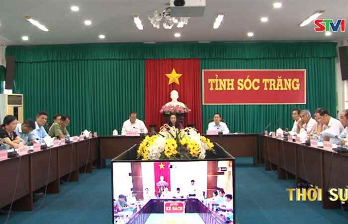 UBND tỉnh Sóc Trăng tổ chức hội nghị trực tuyến về cấp thẻ Bảo hiểm y tế năm 2018