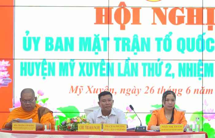 Mỹ Xuyên: Ủy ban MTTQ Việt Nam sơ kết 6 tháng đầu năm 2024