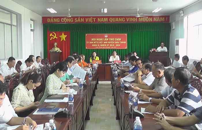 Châu Thành: Ủy ban MTTQ Việt Nam sơ kết 6 tháng đầu năm 2022