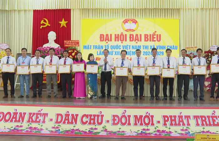 Đại hội Ủy ban MTTQ Việt Nam thị xã Vĩnh Châu, nhiệm kỳ 2024 