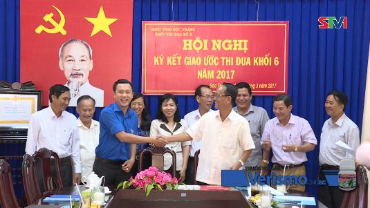 UBMTTQ VN tỉnh Sóc Trăng  hội nghị ký kết giao ước thi đua khối 6 năm 2017.