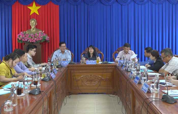 Ủy ban quốc gia về Người khuyết tật khảo sát tại Long Phú