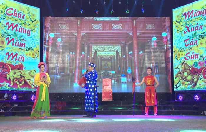 Văn nghệ đón chào năm mới 2021 - Mùa xuân dưới cờ Đảng quang vinh (12-02-2021)