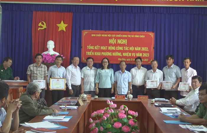 Vĩnh Châu: Hội Cựu chiến binh tổng kết năm 2022