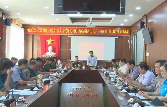Vĩnh Châu: Hội đồng nghĩa vụ quân sự xét duyệt nghĩa vụ quân sự lần 1 
