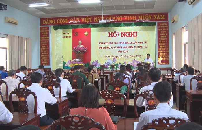 Vĩnh Châu: Ban Tuyên giáo tổng kết công tác năm 2022