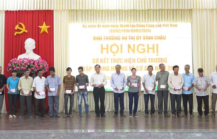 Vĩnh Châu sơ kết thực hiện chủ trương hướng về cơ sở  
