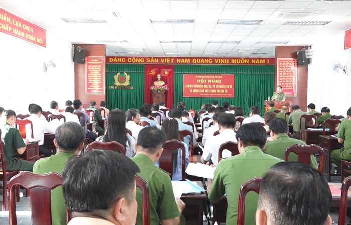 Vĩnh Châu đánh giá tình hình an ninh trật tự từ đầu năm đến nay      
