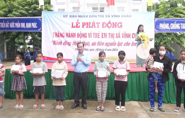 Vĩnh Châu: Phát động Tháng hành động vì trẻ em