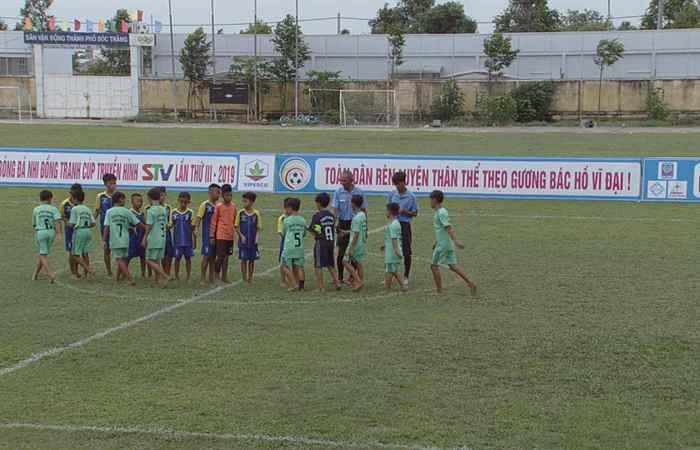 Vòng bảng Bóng đá Nhi đồng tranh CUP STV Đội Thạnh Phú Vs Trung Bình Hiệp 2 30-06-2019